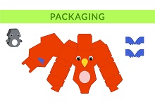 çocuklar için hazır hayvan model maketi şablonu, paper craft model animals